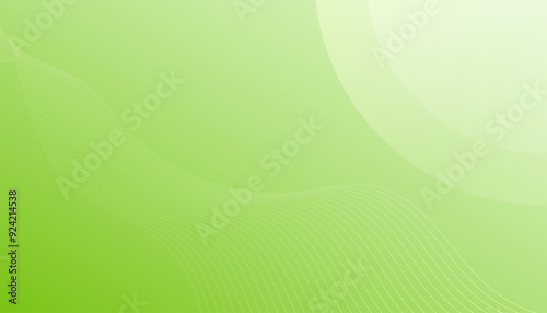 Abstract green wave bakground. Eps10 vector