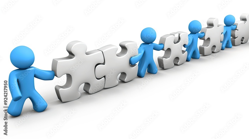 Teamwork and Collaboration: Puzzle People Teamwork and Collaboration: Puzzle People