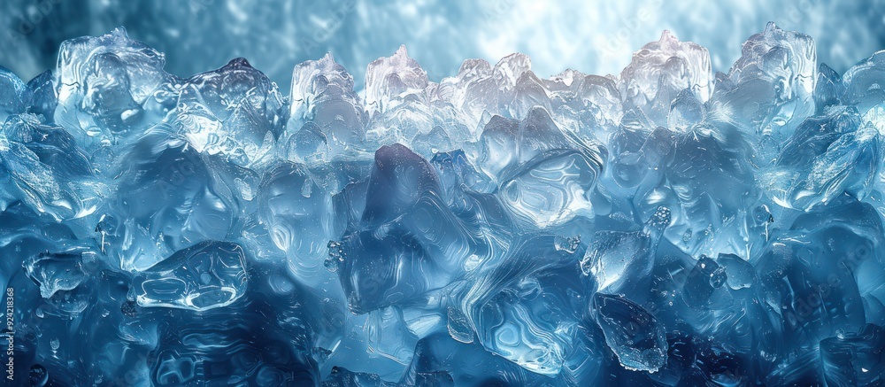 Abstract Ice Cave Landscape Abstract Ice Cave Landscape