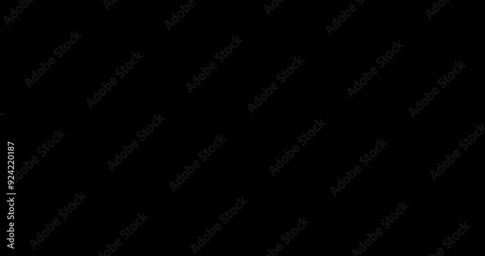 Blinking flashlight effect. Whole frame flashing light over black background for overlaying in postproduction.
