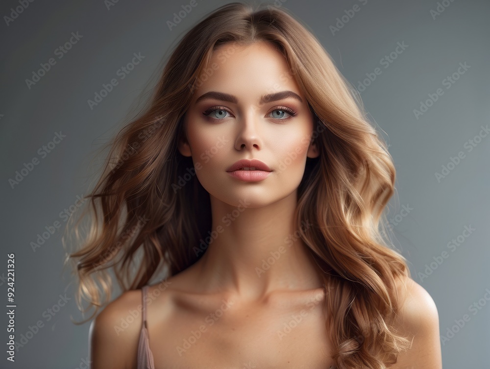 Portrait of a Young Woman with Blonde Hair Portrait of a Young Woman with Blonde Hair