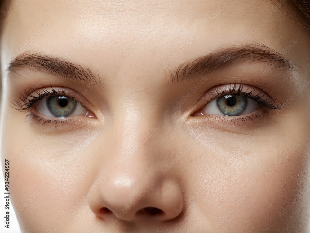 Close-up of a Person's Eyes and Nose Close-up of a Person's Eyes and Nose