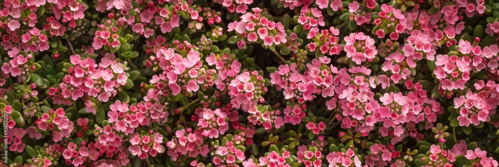 Cluster of small flowers from the Sedum species, a member of the Crassulaceae family. Cluster of small flowers from the Sedum species, a member of the Crassulaceae family.
