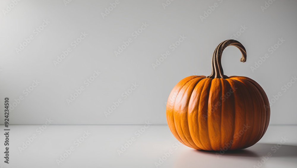 pumpkin on a bright light background pumpkin on a bright light background