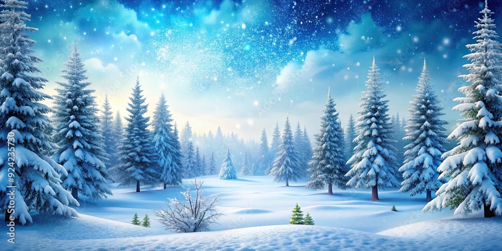 Winter wonderland in a snowy forest, Winter, snow, trees, cold, holiday, nature, white, frost, landscape, peaceful, serene Winter wonderland in a snowy forest, Winter, snow, trees, cold, holiday, nature, white, frost, landscape, peaceful, serene