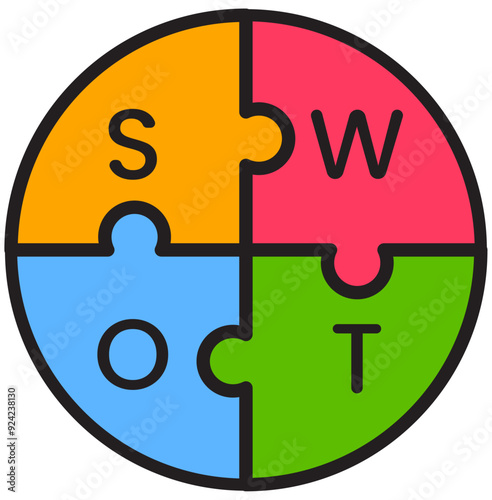 Bussines Development, SWOT Analysis Icon