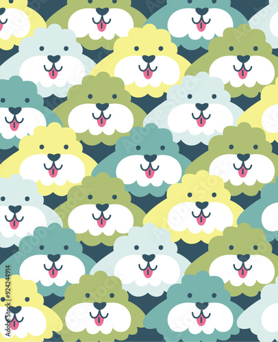 Dag Faces Background Pattern