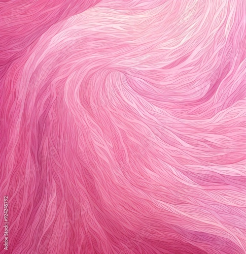 Metallic Brushstrokes Hand-Drawn Fibers on White