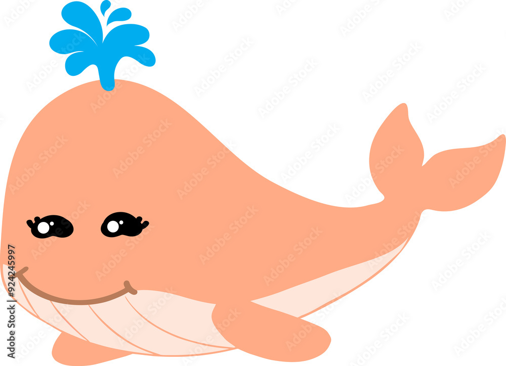 cute whale cartoon, sea animal cute whale cartoon, sea animal