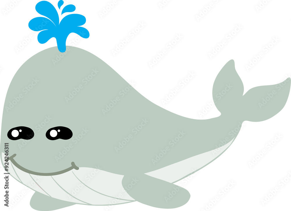 cute whale cartoon, sea animal cute whale cartoon, sea animal