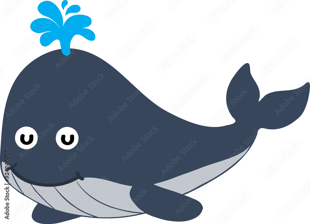 cute whale cartoon, sea animal cute whale cartoon, sea animal