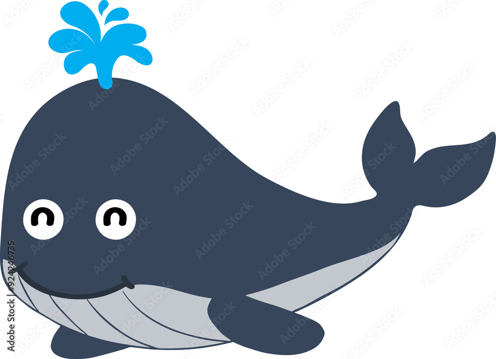 cute whale cartoon, sea animal cute whale cartoon, sea animal