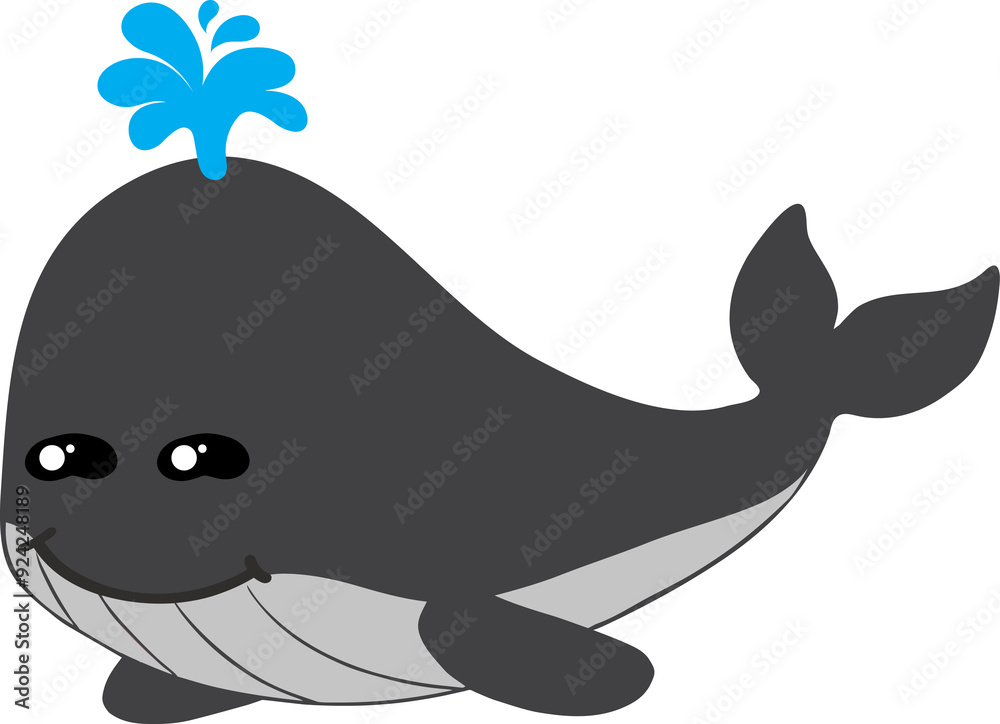 cute whale cartoon, sea animal cute whale cartoon, sea animal
