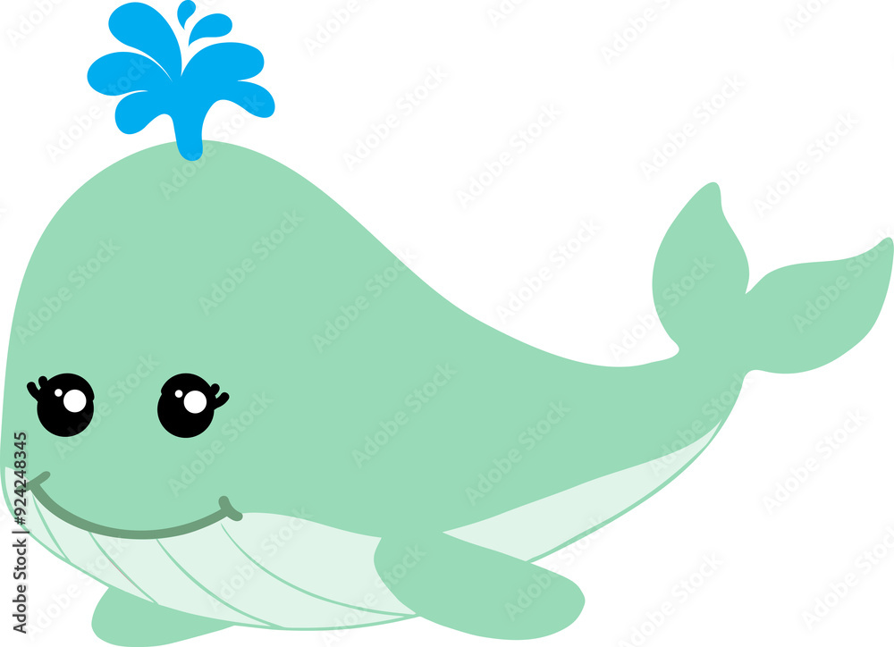 cute whale cartoon, sea animal cute whale cartoon, sea animal