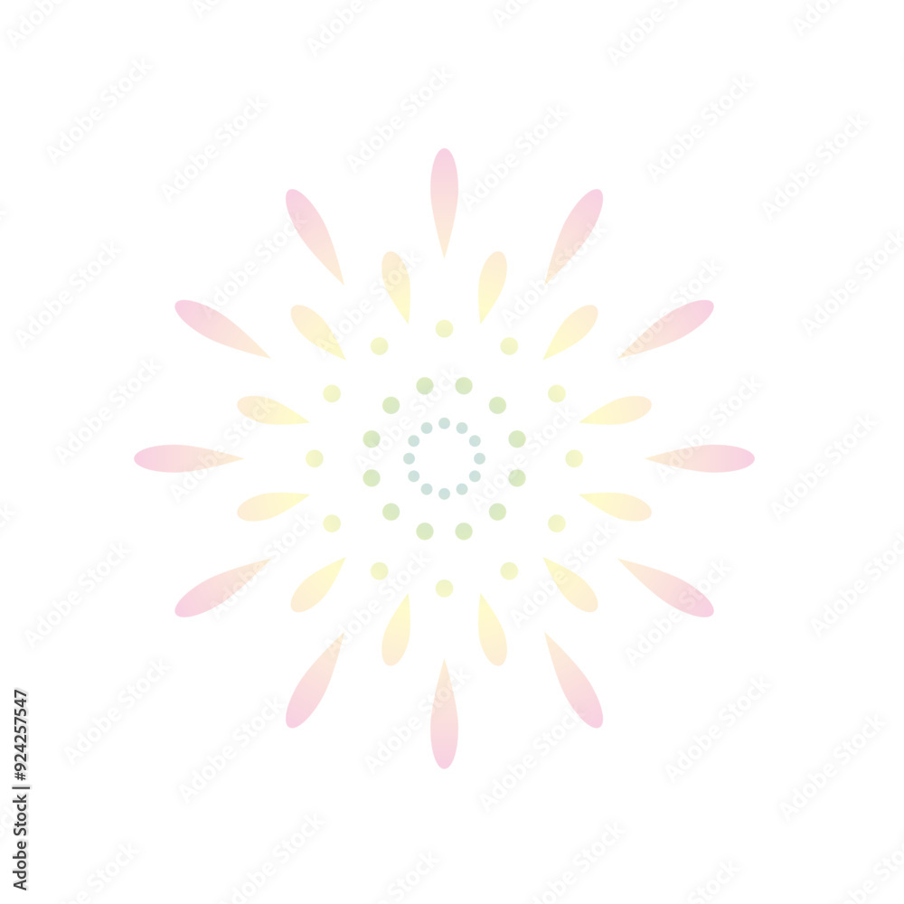 シンプルな打ち上げ花火のイラスト シンプルな打ち上げ花火のイラスト