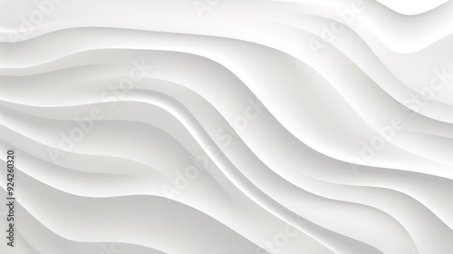 Abstract white background with wavy lines.