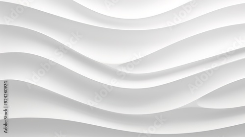 Abstract white background with wavy lines.