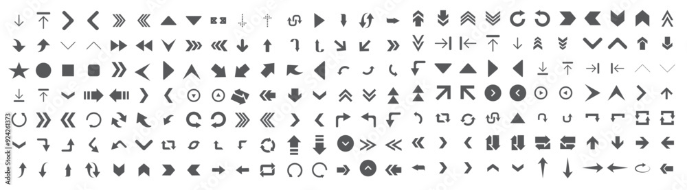 Arrows icons vector Arrows icons vector