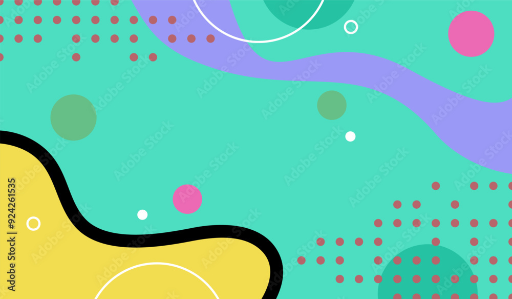Fototapeta premium Abstract geometric background vector template
