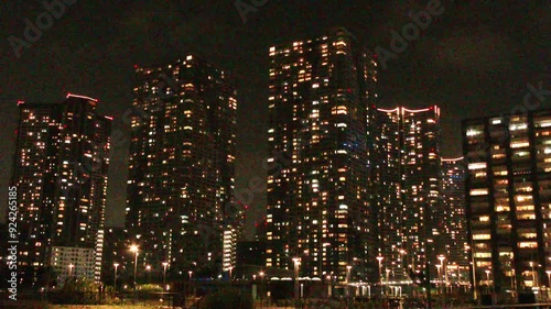 Wallpaper Mural Night scape in Tokyo Torontodigital.ca