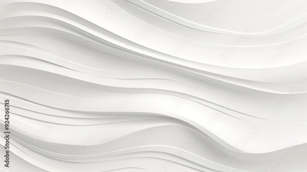 Abstract white flowing curves background. Abstract white flowing curves background.
