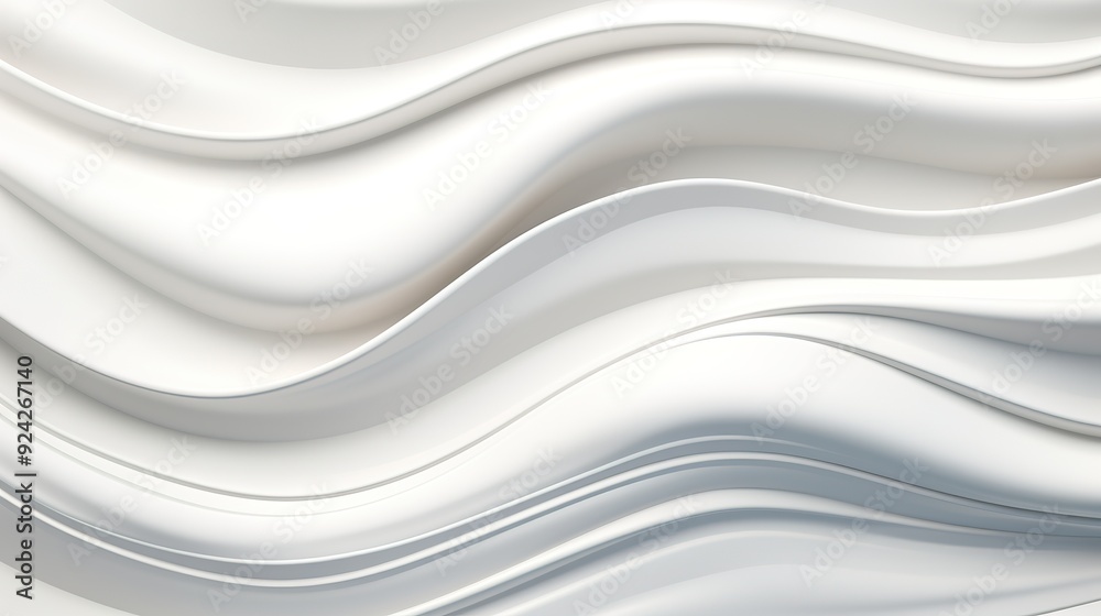 Abstract white flowing wavy background. Abstract white flowing wavy background.