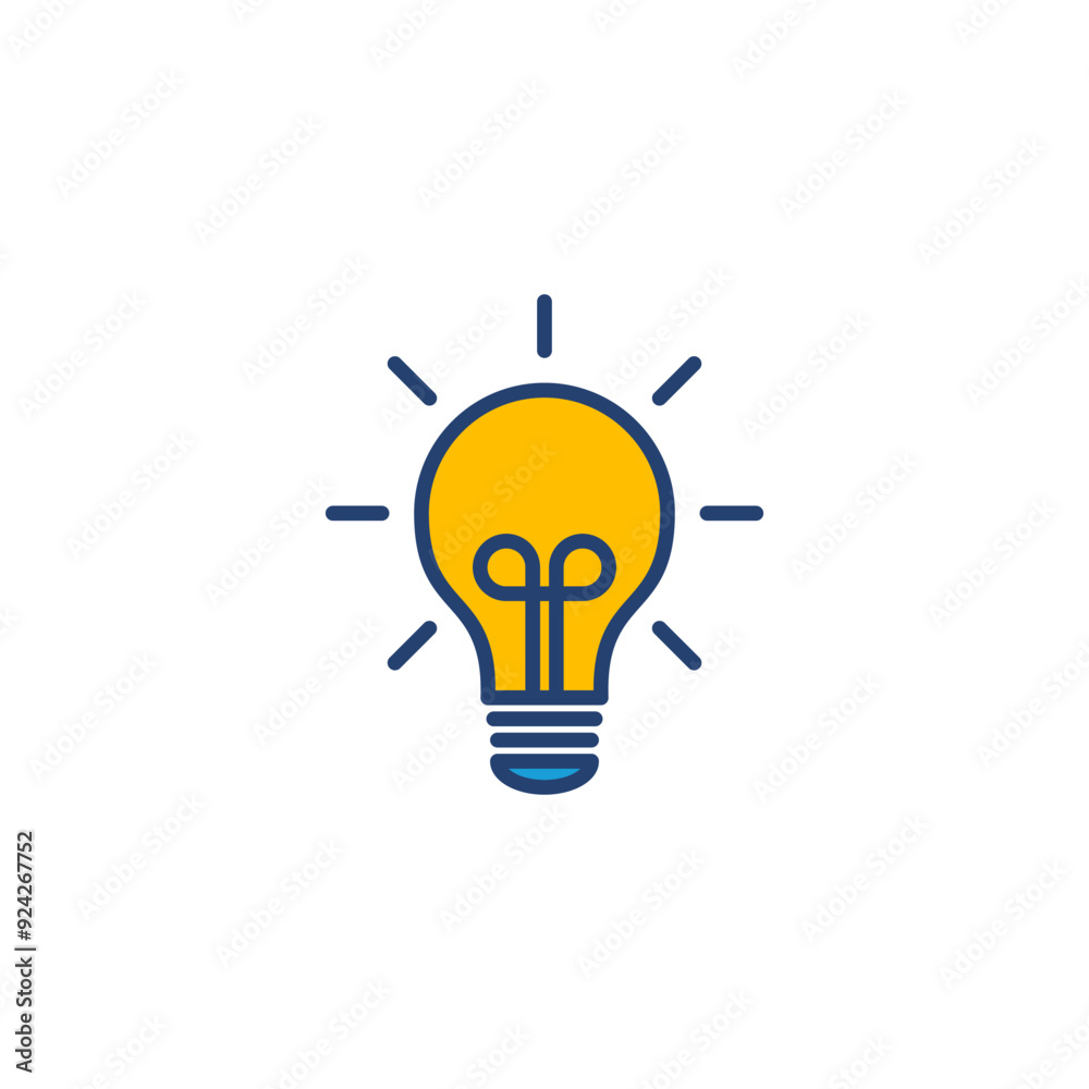 Lamp icon vector. Light bulb icon vector. idea symbol. Lamp icon vector. Light bulb icon vector. idea symbol.