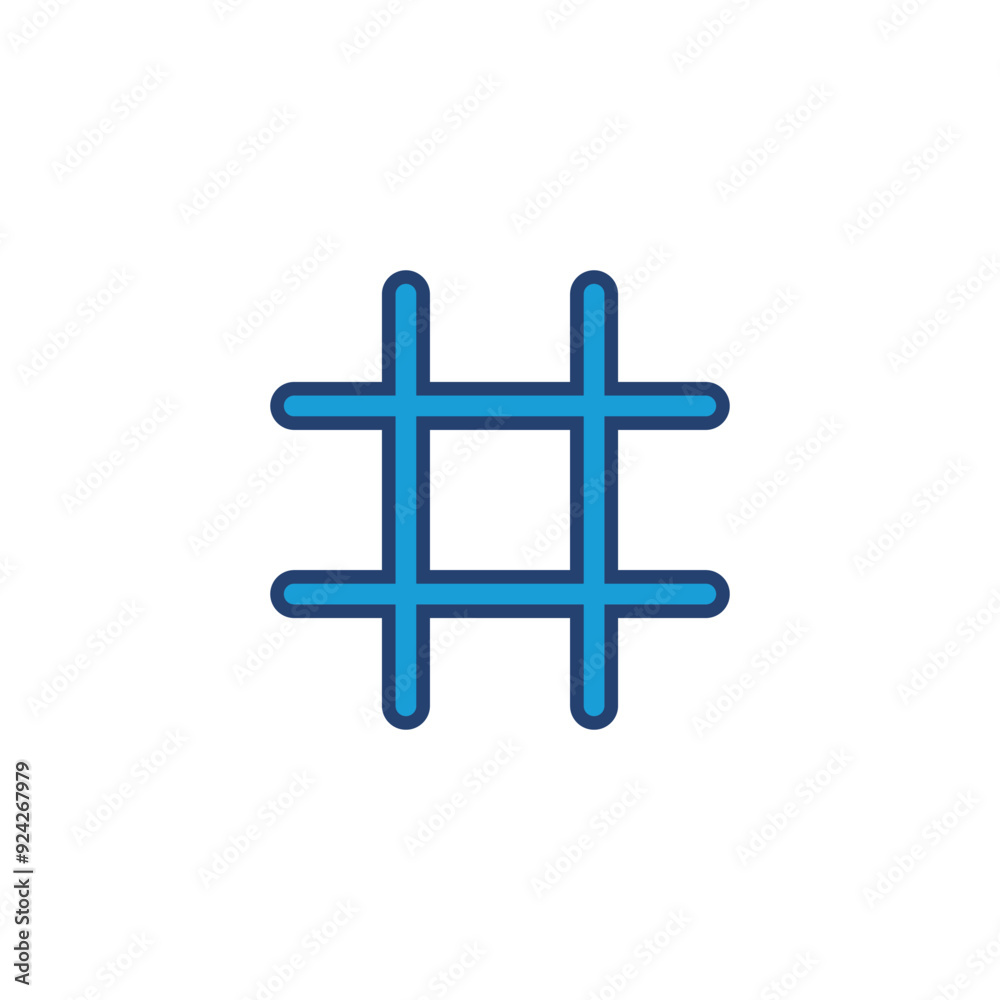 Obraz premium Hashtag icon vector. hashtag symbol