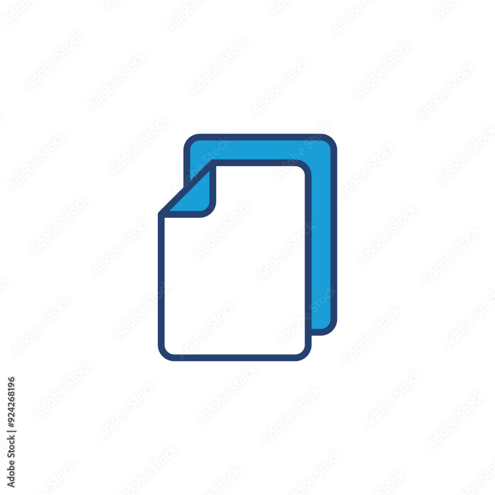 Document icon vector. Paper icon. File Icon Document icon vector. Paper icon. File Icon