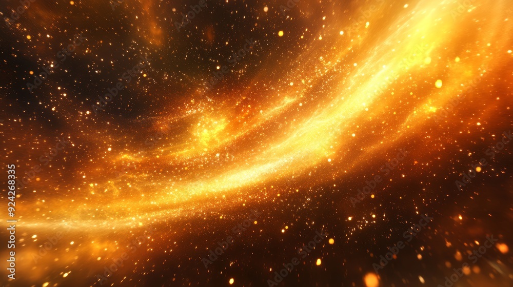 Fototapeta premium Golden Nebula