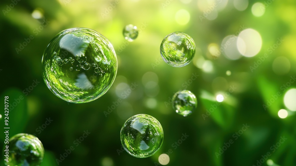 Bubbles in a Green Meadow Bubbles in a Green Meadow