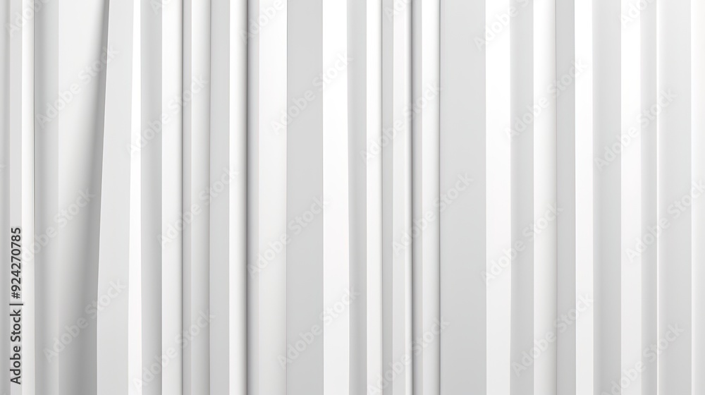 Abstract white striped background with subtle shadow and light. Abstract white striped background with subtle shadow and light.