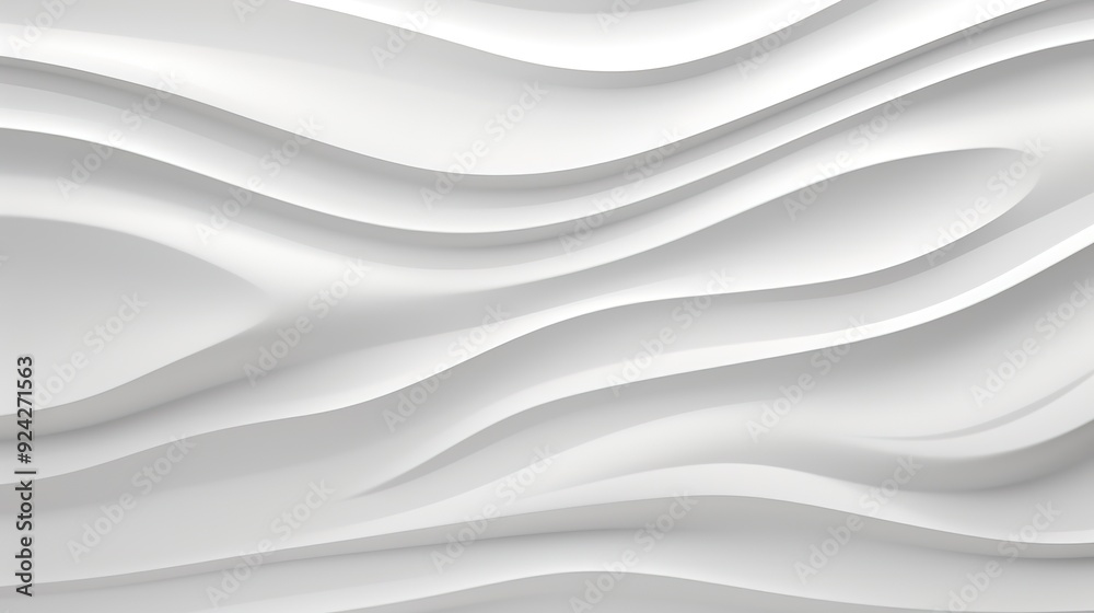 Abstract white wave background. Abstract white wave background.