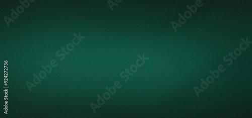 Abstract background with dark green gradient, graininess, grunge noise, website banner design, copy space