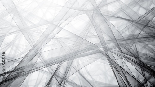 Crisscrossing lines creating a gridlike pattern evoking the structure of a cellular network
