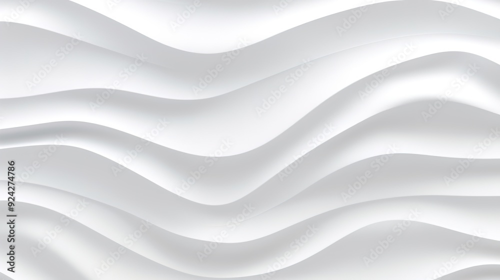 Abstract white wavy background. Abstract white wavy background.
