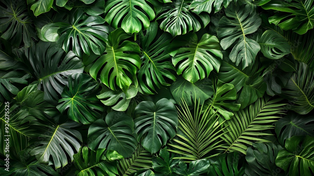 Peaceful Oasis. Indoor garden nature backdrop featuring a variety of tropical plants. Peaceful Oasis. Indoor garden nature backdrop featuring a variety of tropical plants.