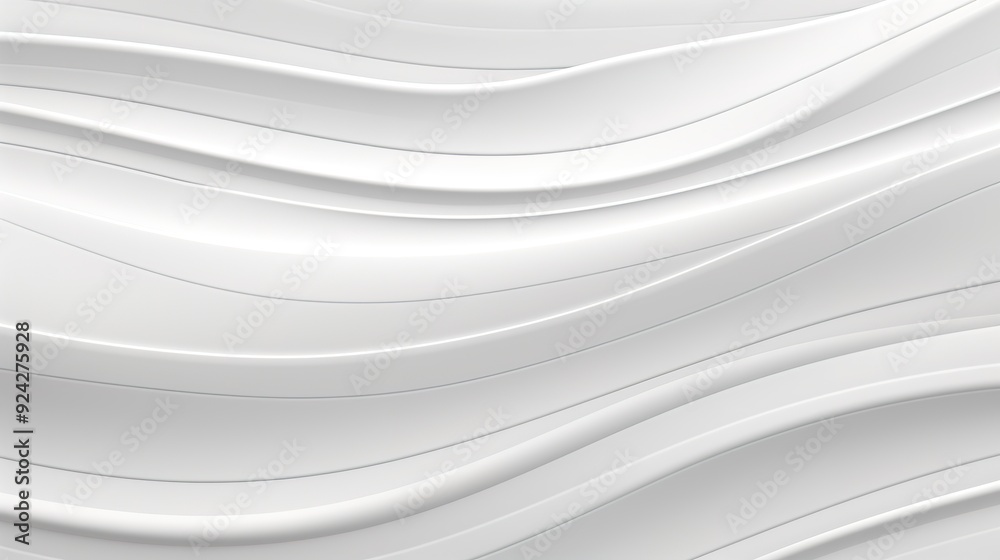 Abstract white wavy background. Abstract white wavy background.