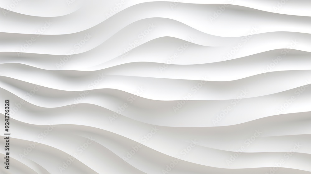 Abstract white wavy background. Abstract white wavy background.