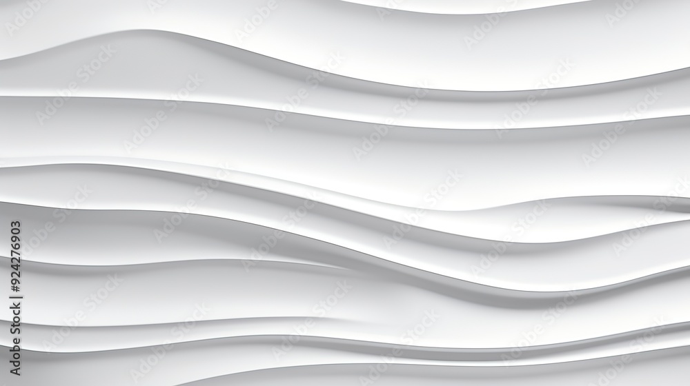 Abstract white wavy background. Abstract white wavy background.