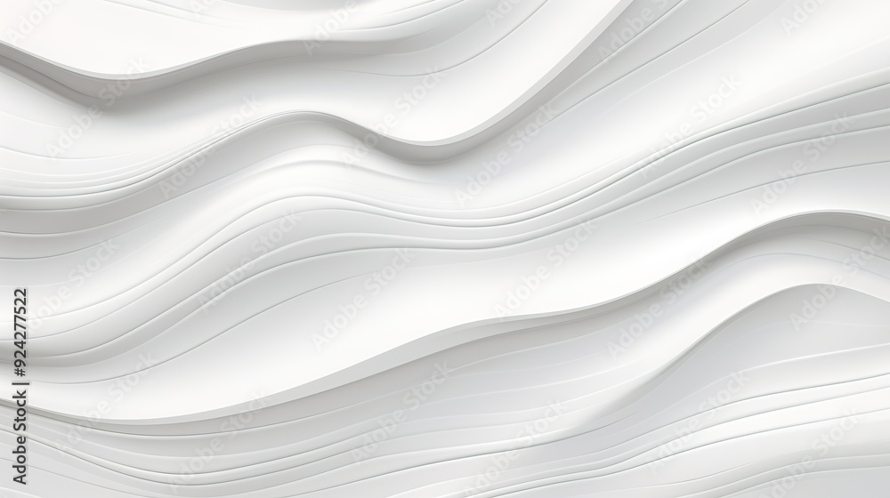 Abstract white wavy background for design. Abstract white wavy background for design.
