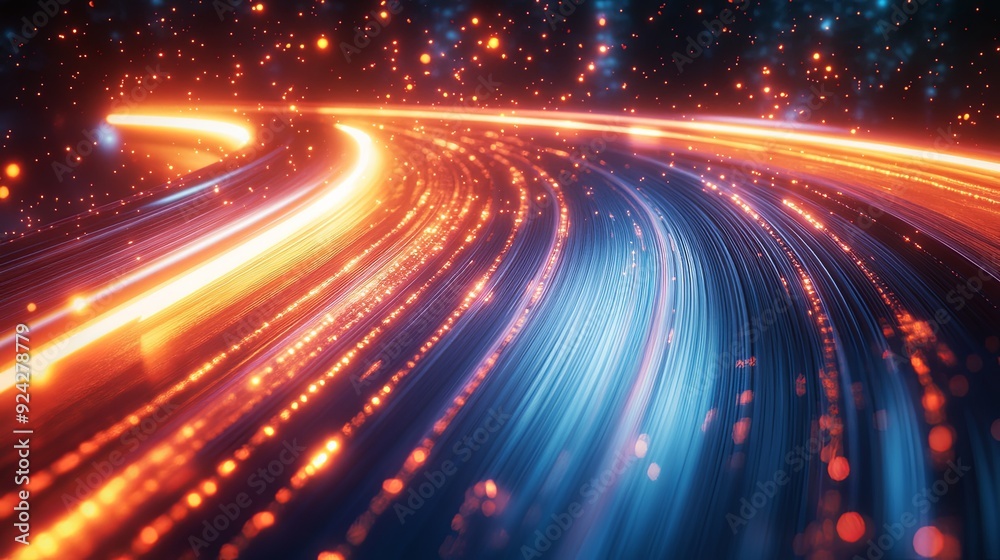 Dynamic Motion. Abstract linear speed concept Dynamic Motion. Abstract linear speed concept
