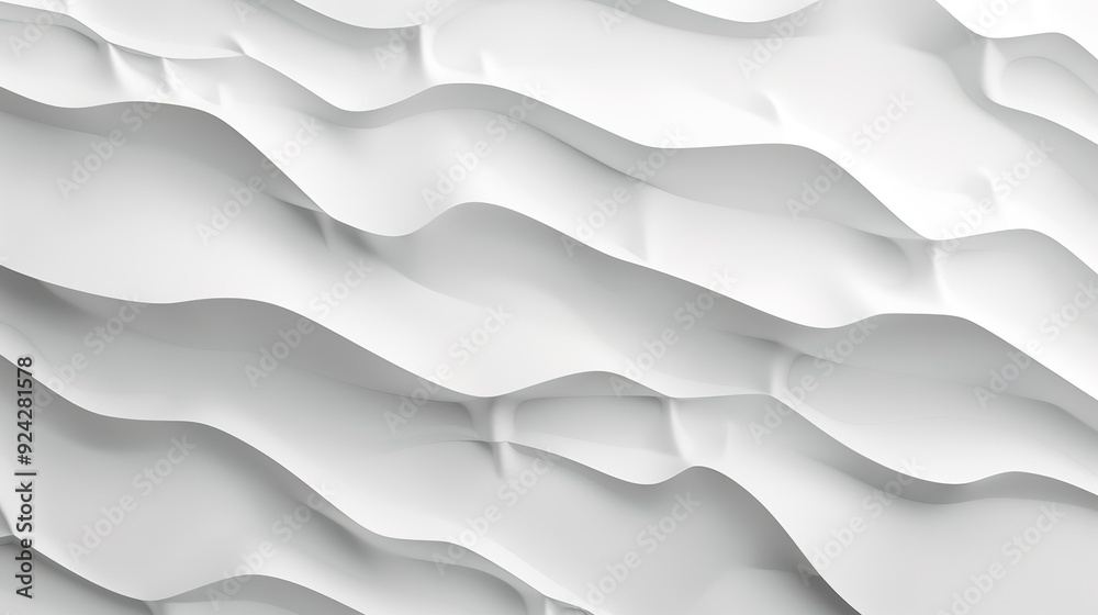 Abstract white wavy background with flowing lines. Abstract white wavy background with flowing lines.