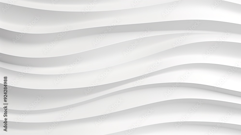 Abstract white wavy background with smooth lines. Abstract white wavy background with smooth lines.