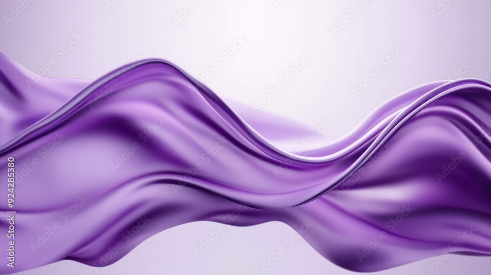 Flowing purple waves creating a luxurious and dynamic abstract background Flowing purple waves creating a luxurious and dynamic abstract background