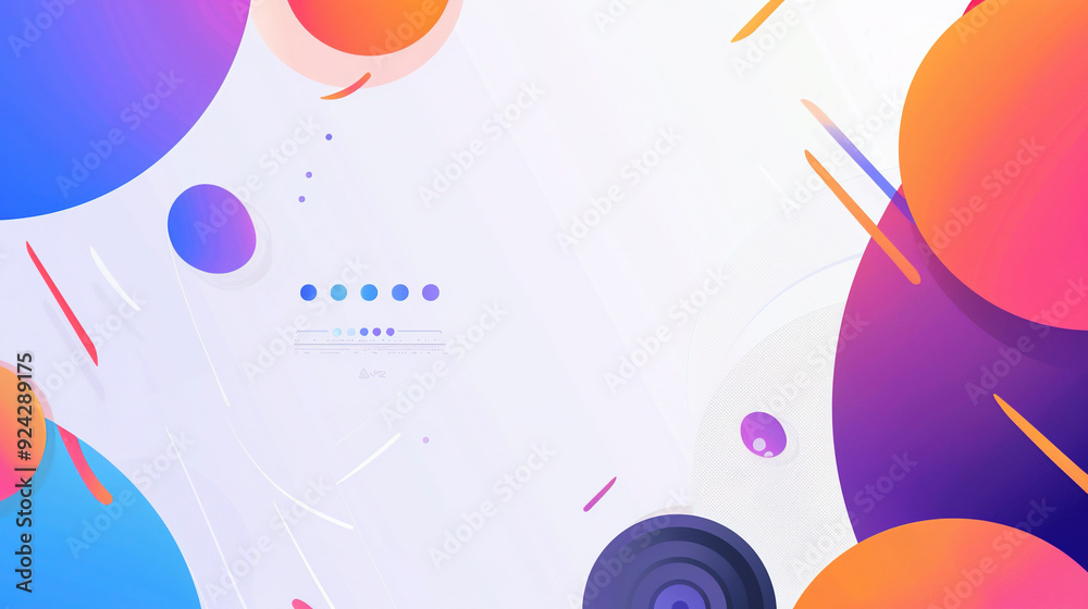 Fototapeta premium modern PowerPoint design background presentation