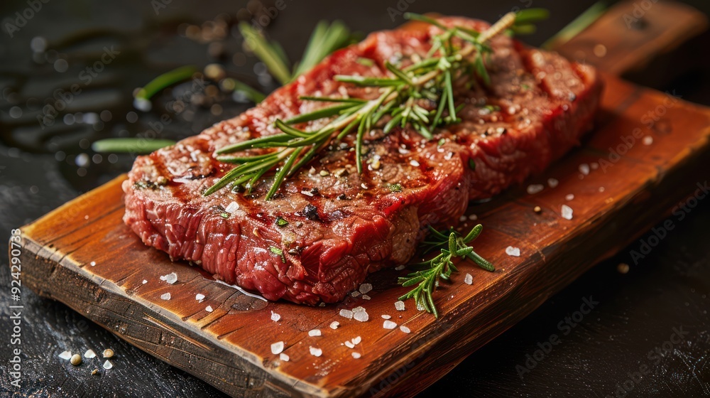Grilled Steak with Rosemary and Salt Grilled Steak with Rosemary and Salt