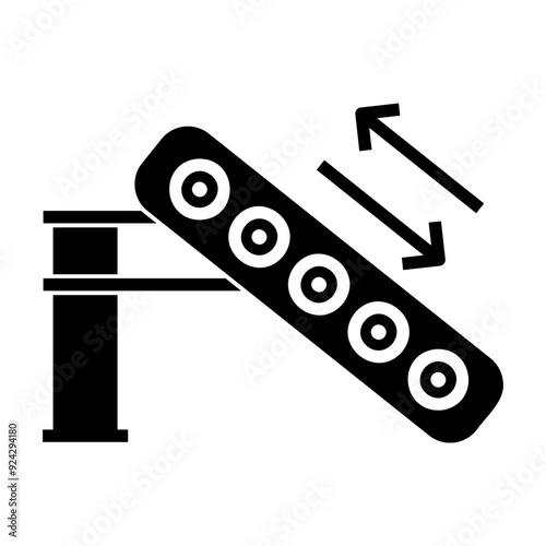 conveyor belt Solid icon