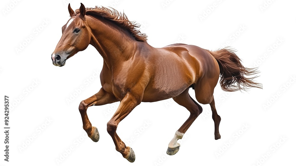 horse isolated on white horse isolated on white