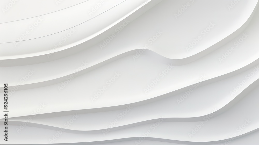 Abstract white wavy surface with subtle texture. Abstract white wavy surface with subtle texture.